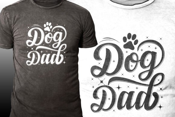 Best Dog Dad T-shirt Design