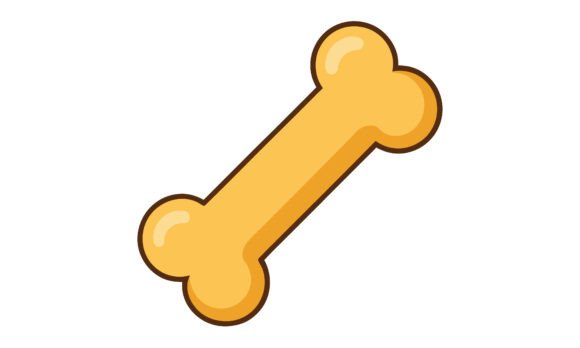 Cartoon Dog Bone Vector Review