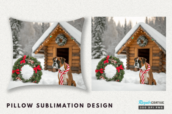 Christmas Dog Pillow Festive Boxer Review