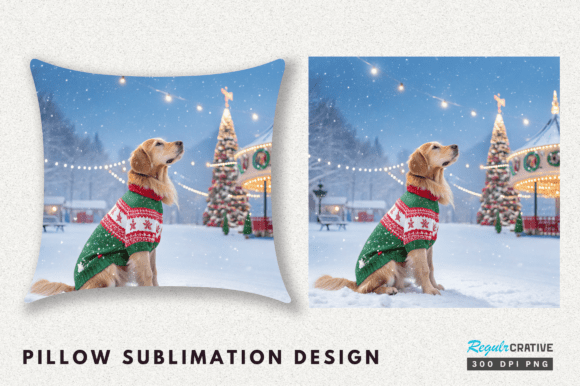Christmas Dog Pillow: Labrador Holiday Design Review