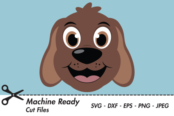 Cute Boy Dog Face