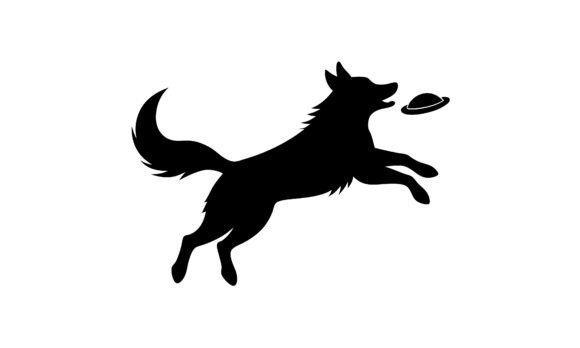 Dog Silhouette Jumping for Frisbee Toy: Real Project Review
