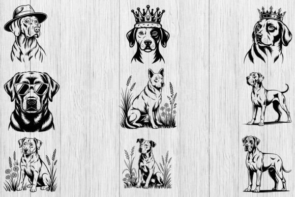 English Pointer Silhouette Bundle: Dog Design Review