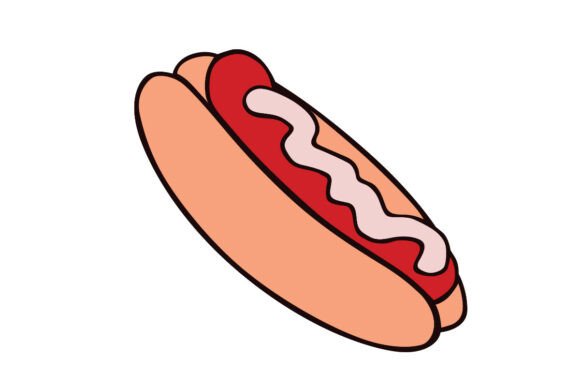 Hot Dog Cartoon Embroidery Design Review
