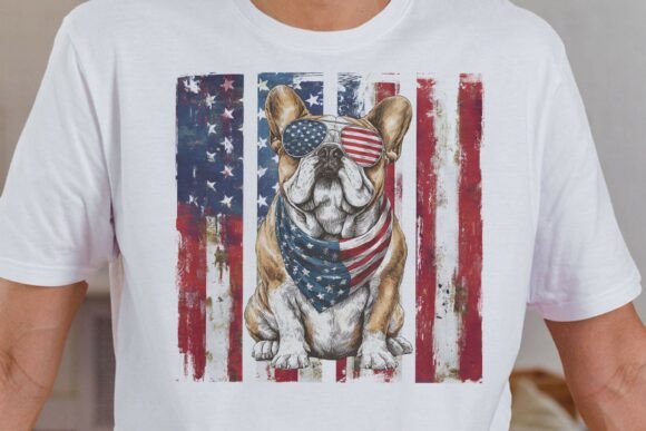 Patriotic Bulldog Dog PNG: A Designer’s Honest Take for Embroidery Projects