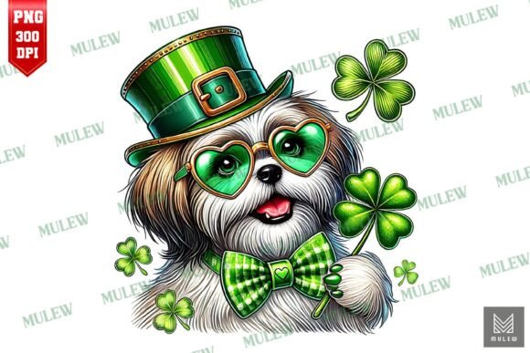 St Patrick s Day Shih Tzu Dog PNG: A Designer's Review